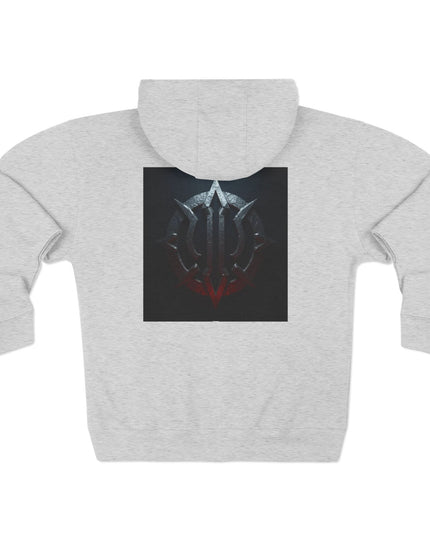 Universe II Chaos Unisex Zip Hoodie | Cozy Spiritual Streetwear | Soft Cotton Hoodie for Everyday Comfort