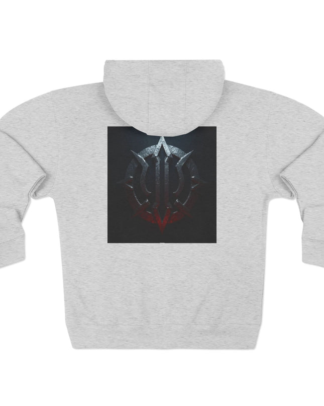 Universe II Chaos Unisex Zip Hoodie | Cozy Spiritual Streetwear | Soft Cotton Hoodie for Everyday Comfort