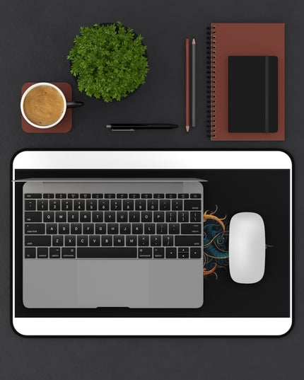 Universe II Chaos Desk Mat | Artistic Inspiration Meets Practical Comfort