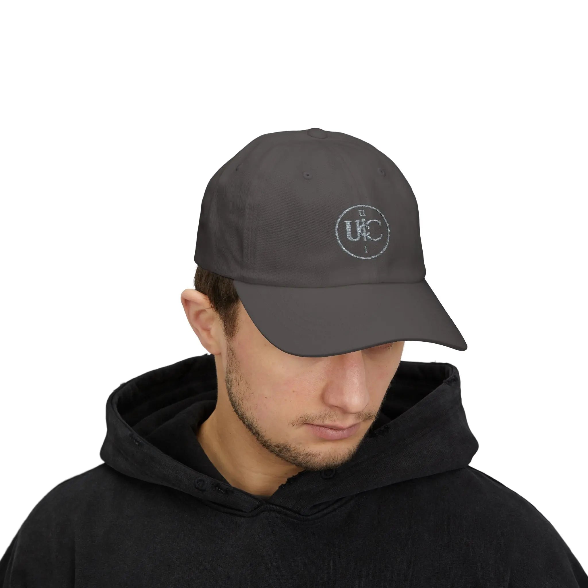 Universe II Chaos Classic Dad Hat – Embroidered U2C Emblem | Minimal Streetwear Cap Printify