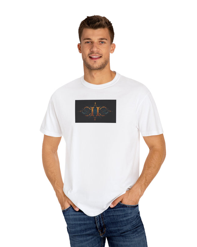 Universe II Chaos Garment-Dyed T-Shirt | Unisex Soft Cotton Tee | Relaxed Casual Streetwear | Unique Mindful Everyday Shirt