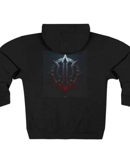 Universe II Chaos Unisex Zip Hoodie | Cozy Spiritual Streetwear | Soft Cotton Hoodie for Everyday Comfort