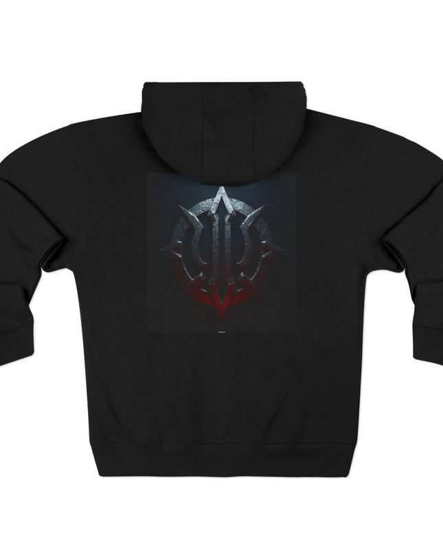 Universe II Chaos Unisex Zip Hoodie | Cozy Spiritual Streetwear | Soft Cotton Hoodie for Everyday Comfort