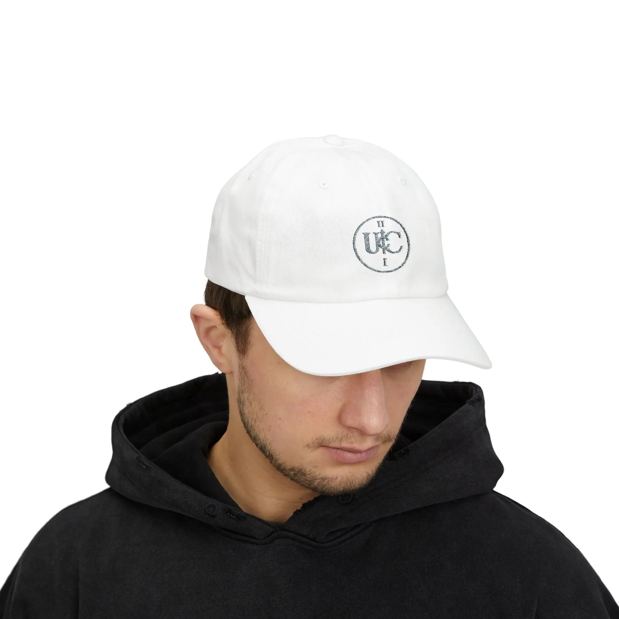 Universe II Chaos Classic Dad Hat – Embroidered U2C Emblem | Minimal Streetwear Cap Printify