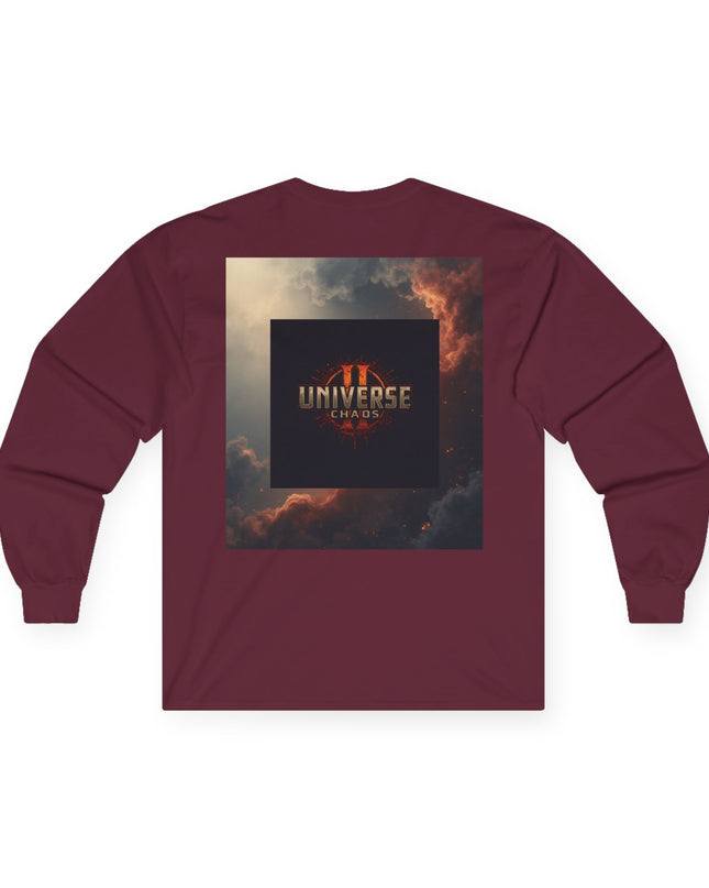 Universe II Chaos Long Sleeve Tee, Unisex Vintage Cotton, Mindful Streetwear