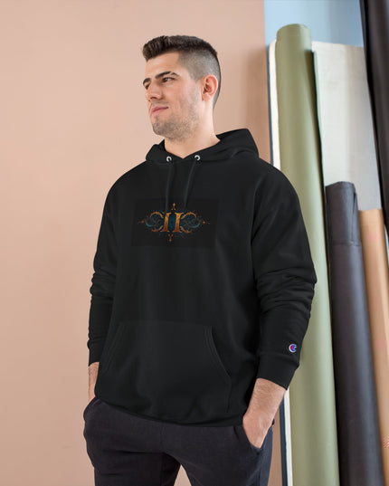 Universe II Chaos Champion Hoodie | Artistic Graphic Sweatshirt | Cozy Unisex Pullover | Inspirational Streetwear Gift