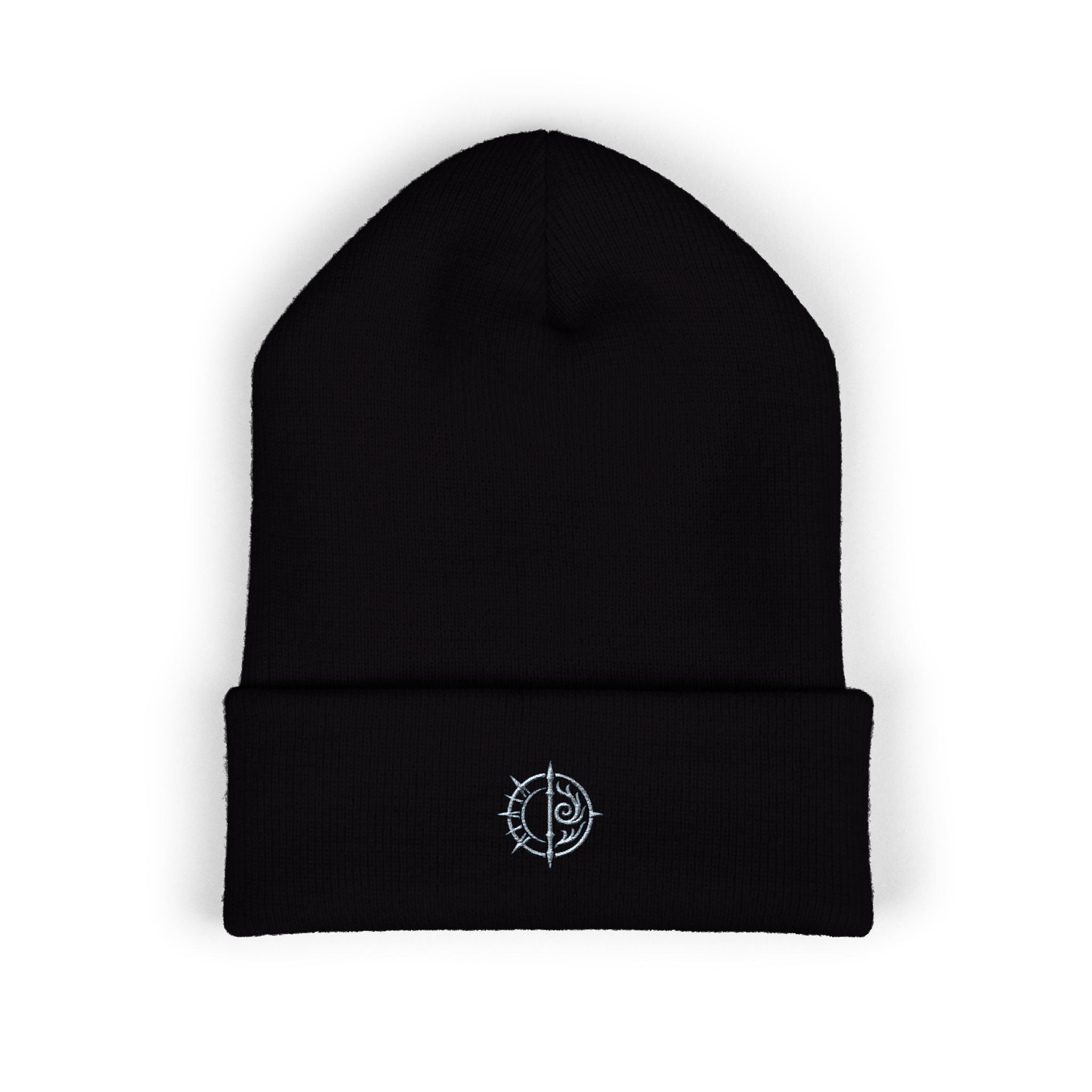 Chaos Compass Cuffed Beanie Printify