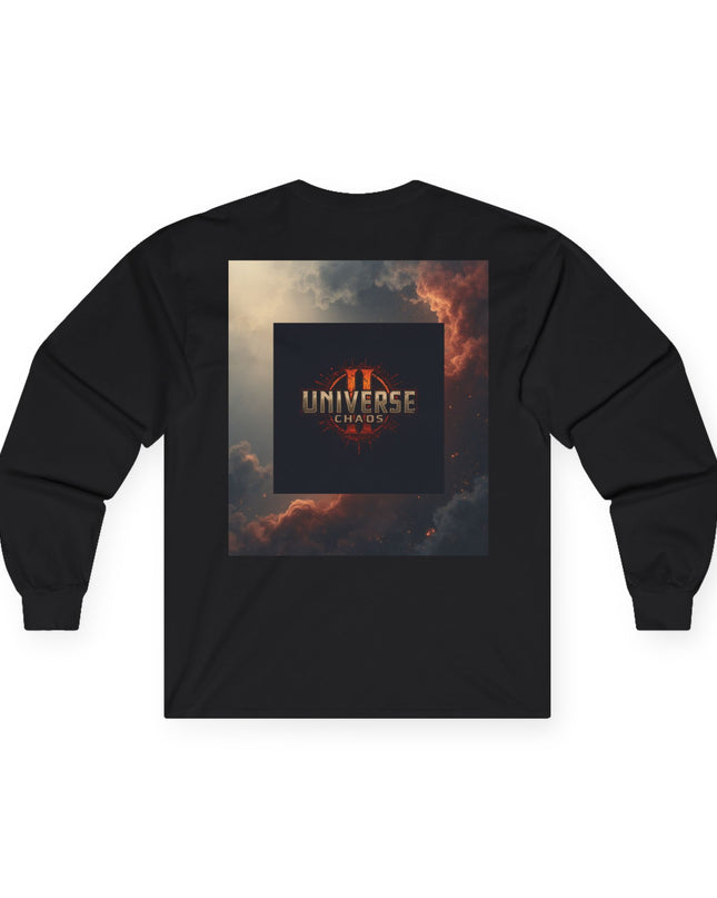 Universe II Chaos Long Sleeve Tee, Unisex Vintage Cotton, Mindful Streetwear