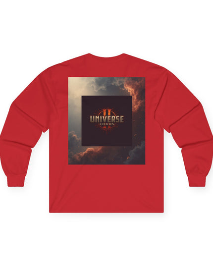 Universe II Chaos Long Sleeve Tee, Unisex Vintage Cotton, Mindful Streetwear