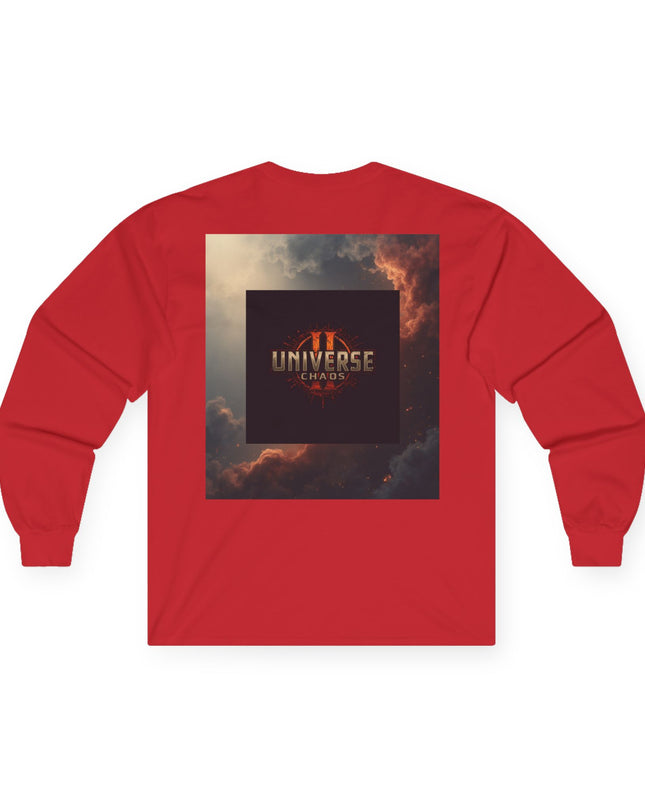 Universe II Chaos Long Sleeve Tee, Unisex Vintage Cotton, Mindful Streetwear