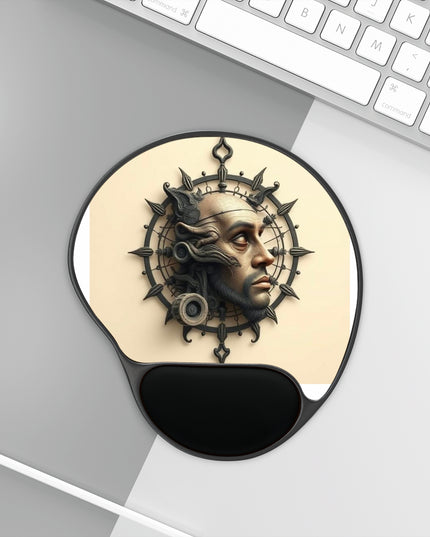 Universe II Chaos Mouse Pad With Wrist Rest | Comfort, Color, and Cosmic Inspiration