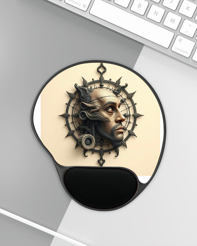 Universe II Chaos Mouse Pad With Wrist Rest | Comfort, Color, and Cosmic Inspiration