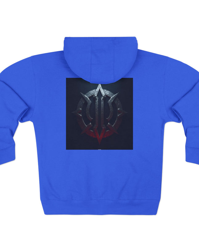 Universe II Chaos Unisex Zip Hoodie | Cozy Spiritual Streetwear | Soft Cotton Hoodie for Everyday Comfort