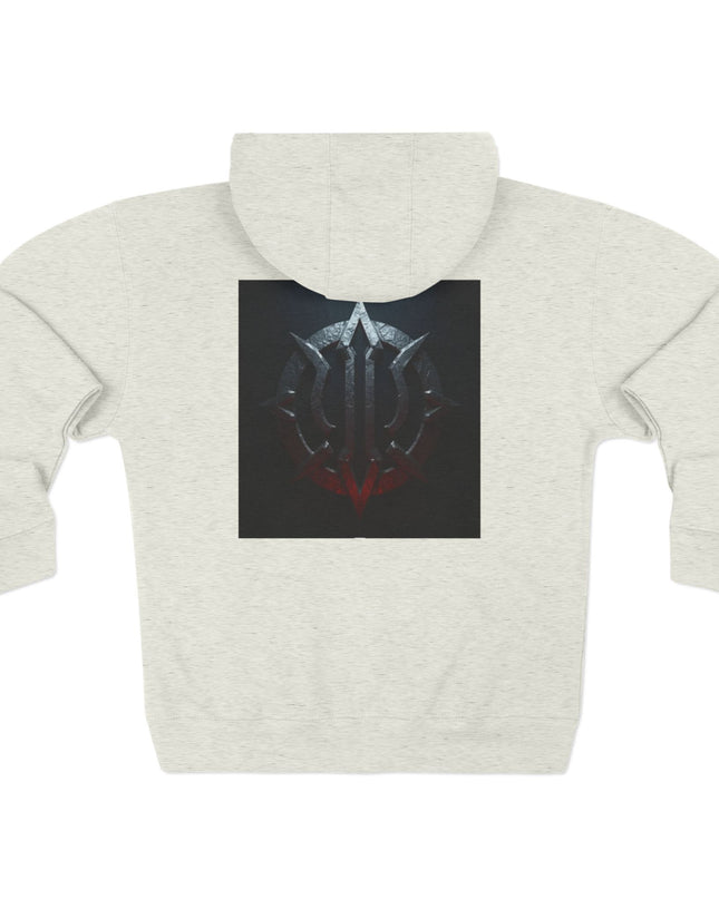 Universe II Chaos Unisex Zip Hoodie | Cozy Spiritual Streetwear | Soft Cotton Hoodie for Everyday Comfort