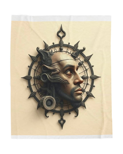 Universe II Chaos Plaid Blanket | Cozy Comfort with a Touch of Philosophy