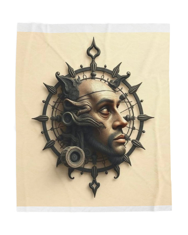 Universe II Chaos Plaid Blanket | Cozy Comfort with a Touch of Philosophy