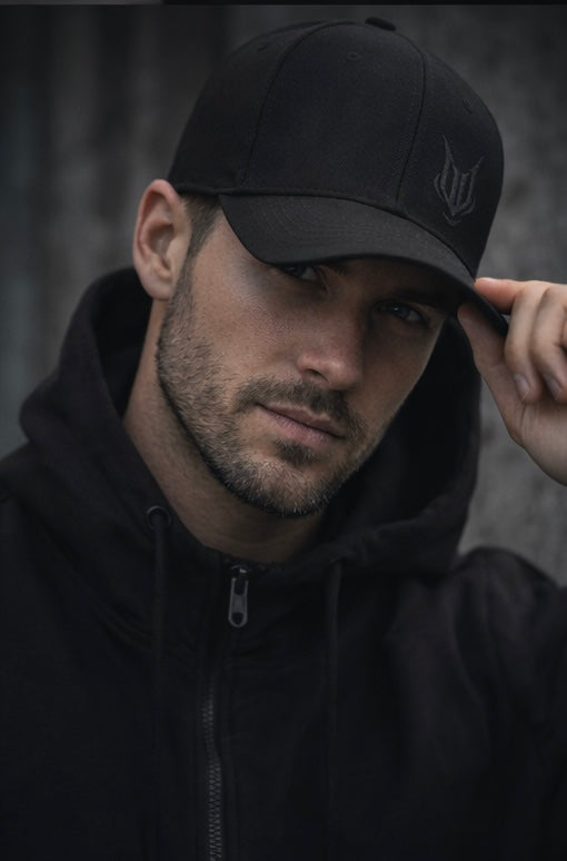 Chaos Pillars — Black on Black Flexfit (Limited 50)