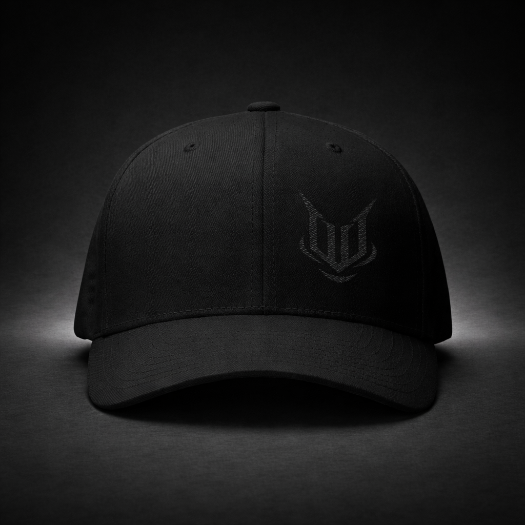 Chaos Pillars — Black on Black Flexfit (Limited 50)