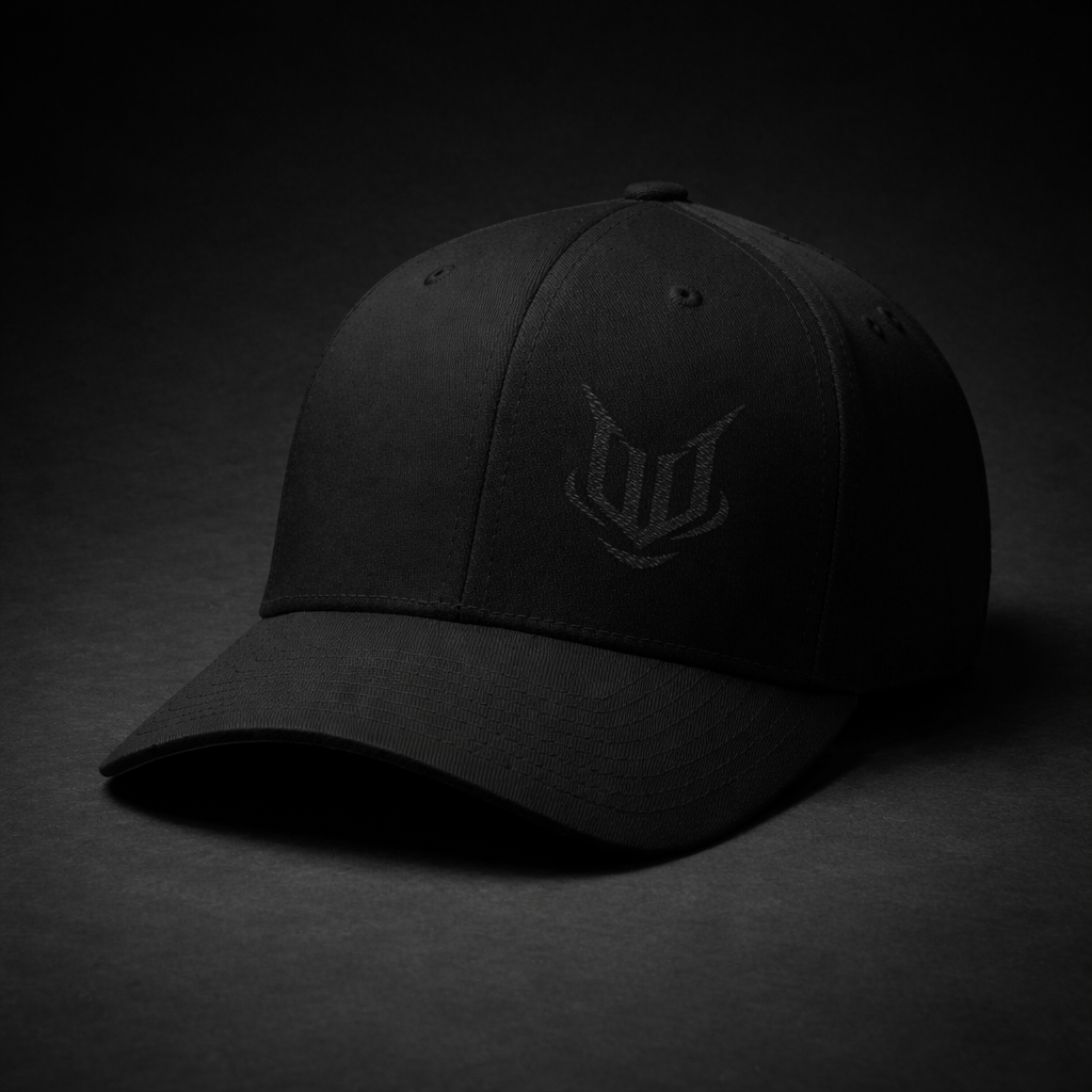 Chaos Pillars — Black on Black Flexfit (Limited 50)