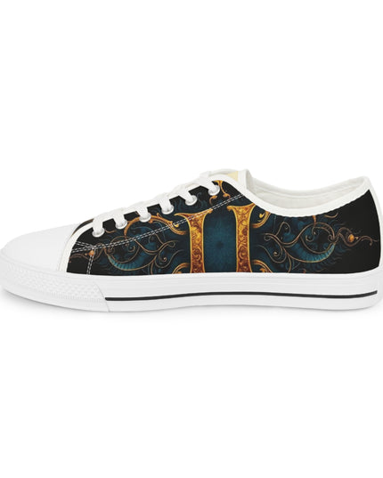 Universe II Chaos Men's Low Top Sneakers | Artistic Canvas Shoes | Comfortable Everyday Footwear | Unique Streetwear Gift