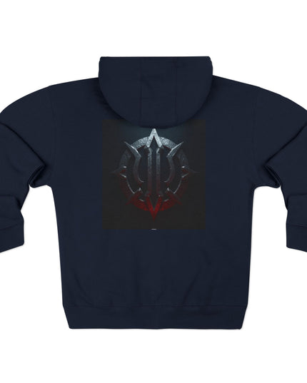 Universe II Chaos Unisex Zip Hoodie | Cozy Spiritual Streetwear | Soft Cotton Hoodie for Everyday Comfort