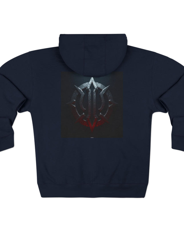 Universe II Chaos Unisex Zip Hoodie | Cozy Spiritual Streetwear | Soft Cotton Hoodie for Everyday Comfort