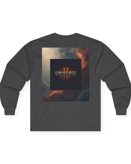 Universe II Chaos Long Sleeve Tee, Unisex Vintage Cotton, Mindful Streetwear