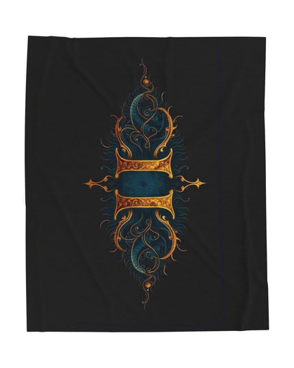 Universe II Chaos Velveteen Plush Blanket | Soft Cozy Throw for Adults | Mindful Home Decor | Luxury Snuggle Blanket