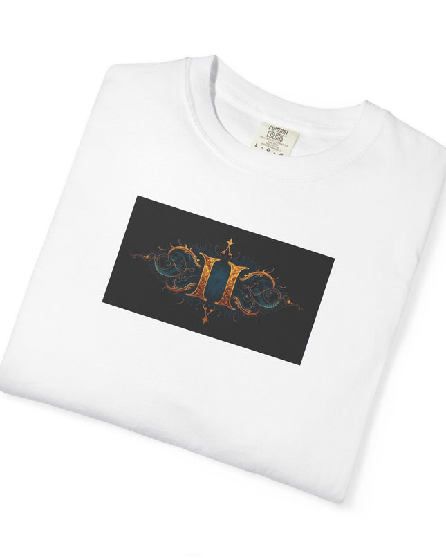 Universe II Chaos Garment-Dyed T-Shirt | Unisex Soft Cotton Tee | Relaxed Casual Streetwear | Unique Mindful Everyday Shirt