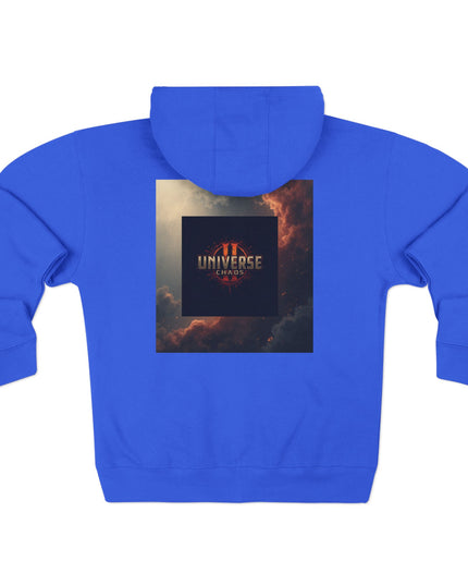 Cosmic Universe Zip Hoodie - Cozy Outerwear for Stargazers, Dreamers, Psychonauts, Casual Wear, Cool Graphic Sweatshirt