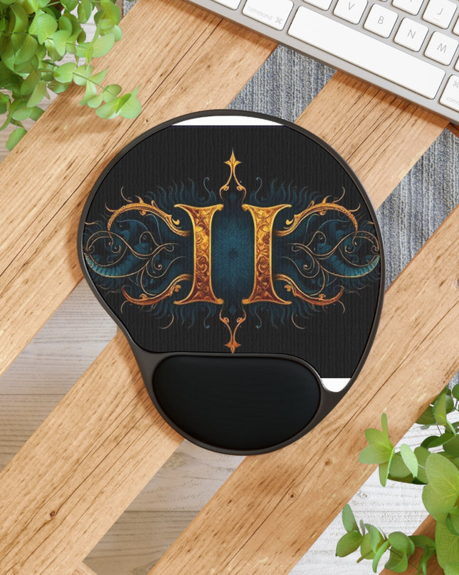 Universe II Chaos Mouse Pad With Wrist Rest | Comfort, Color, and Cosmic Inspiration