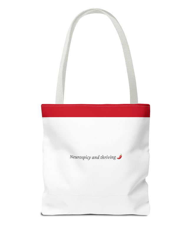 Neurospicy and Thriving Tote Bag - Chic & Modern Accessory for Shopping, Beach, Commutes - Gift Idea for Eco-conscious Shoppers - Durable