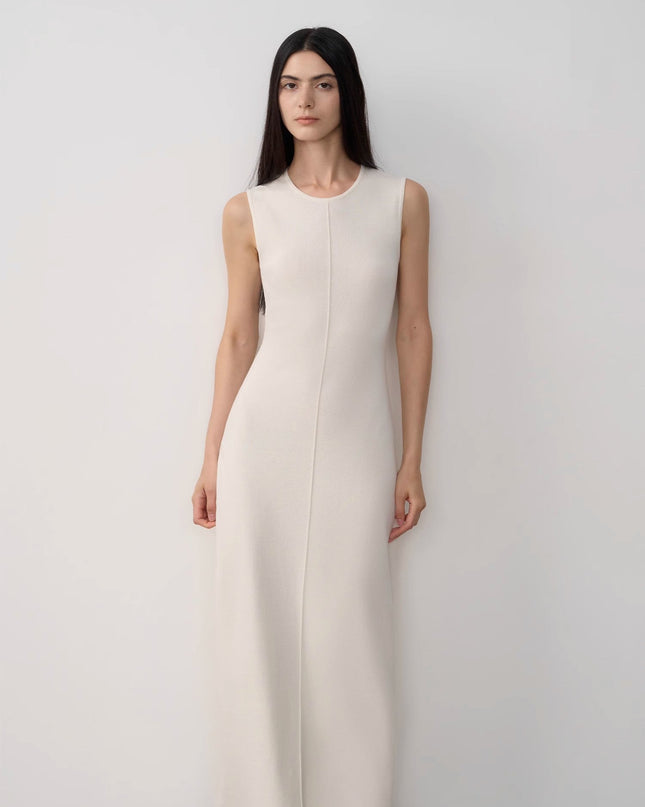 Fireladyfur Women's Merino Wool Knit Dress"Island Letters"