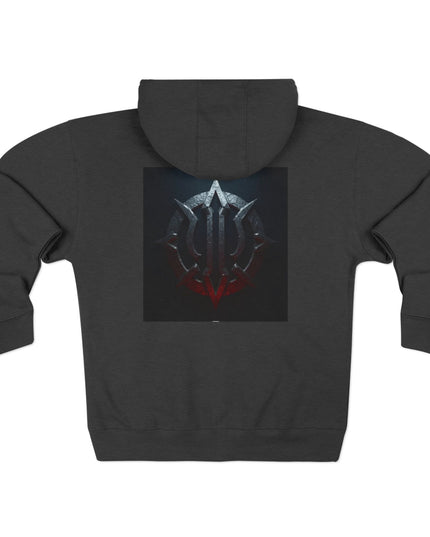 Universe II Chaos Unisex Zip Hoodie | Cozy Spiritual Streetwear | Soft Cotton Hoodie for Everyday Comfort