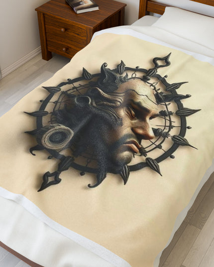 Universe II Chaos Plaid Blanket | Cozy Comfort with a Touch of Philosophy