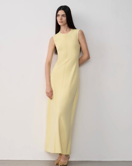 Fireladyfur Women's Merino Wool Knit Dress"Island Letters"