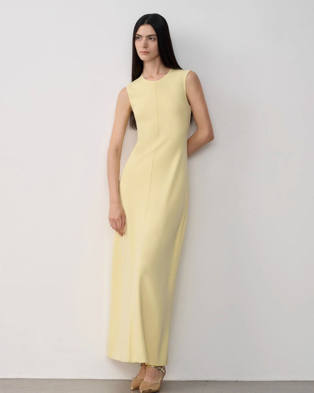 Fireladyfur Women's Merino Wool Knit Dress"Island Letters"