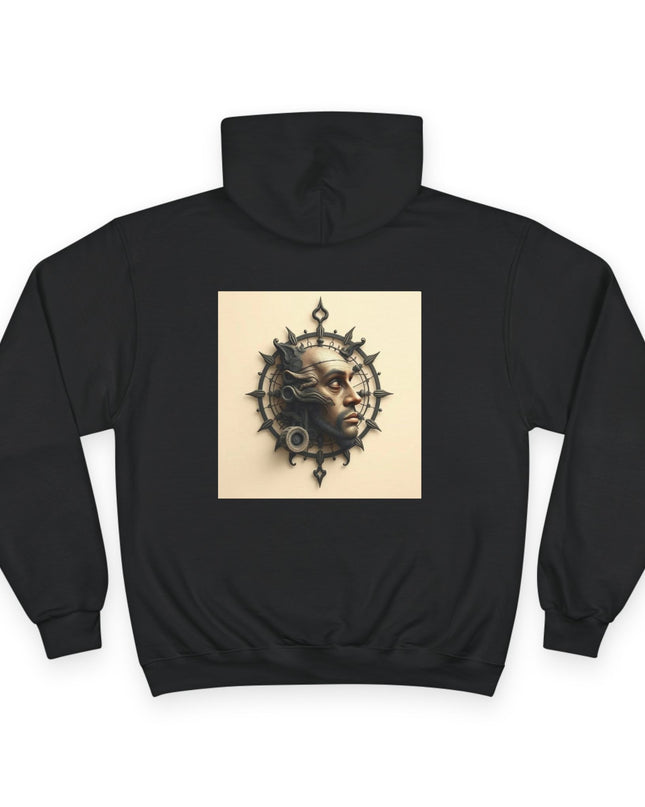 Universe II Chaos Champion Hoodie | Artistic Graphic Sweatshirt | Cozy Unisex Pullover | Inspirational Streetwear Gift