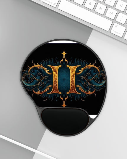 Universe II Chaos Mouse Pad With Wrist Rest | Comfort, Color, and Cosmic Inspiration