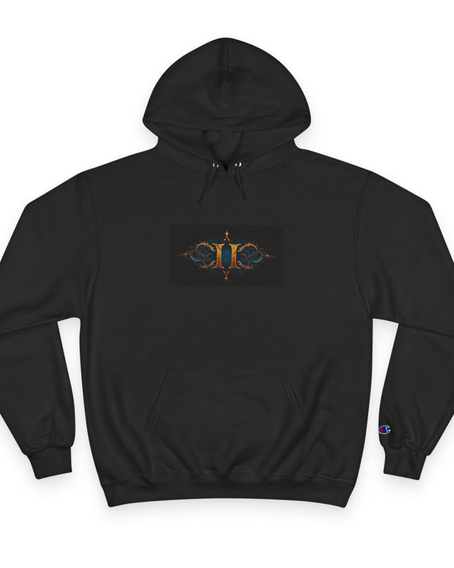 Universe II Chaos Champion Hoodie | Artistic Graphic Sweatshirt | Cozy Unisex Pullover | Inspirational Streetwear Gift