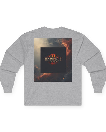 Universe II Chaos Long Sleeve Tee, Unisex Vintage Cotton, Mindful Streetwear