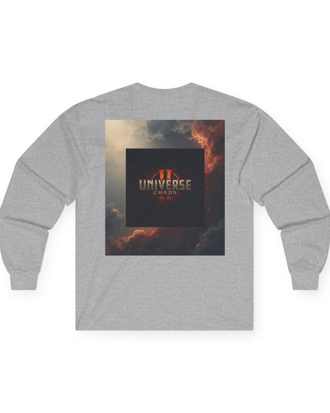 Universe II Chaos Long Sleeve Tee, Unisex Vintage Cotton, Mindful Streetwear