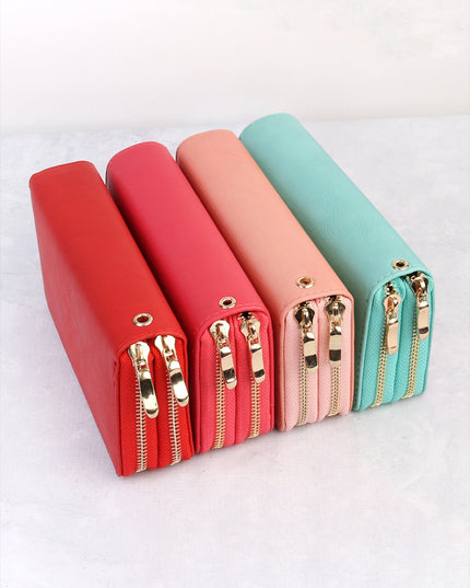 Hdg2000 - Double Zip Around Wallet