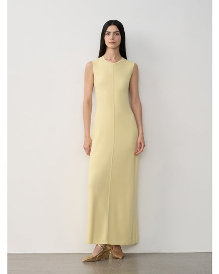 Fireladyfur Women's Merino Wool Knit Dress"Island Letters"