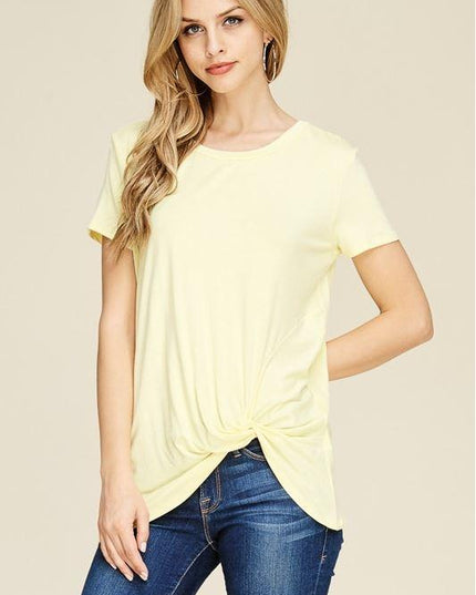 Short Sleeve Knot Tunic