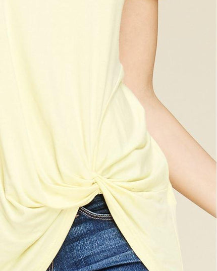 Short Sleeve Knot Tunic