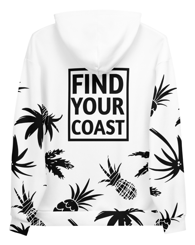 Find Your Coast® Pine and Palm Recycled Hoodie