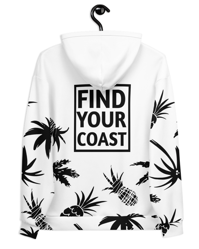 Find Your Coast® Pine and Palm Recycled Hoodie